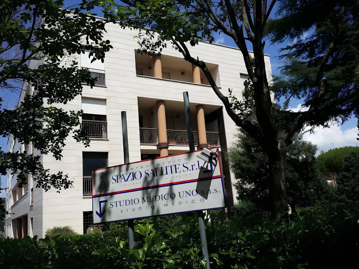 Ingresso del Centro Medico Spazio Salute a Perugia